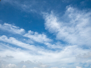Naklejka na ściany i meble Cloudy Sunny Blue Sky
