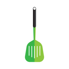 silhouettes of kitchen spatulas, vector illustration