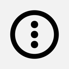 More icon in solid style about user interface, use for website mobile app presentation