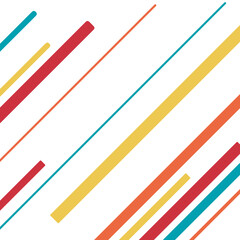 Random Color flowing stripe lines illustration
