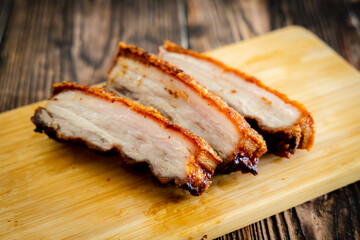 tasty grilled pork belly