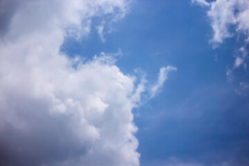 Fototapeta na wymiar Blue Sky Cloud Fine Weather Environment