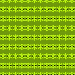 pattern with green leaves on green background, fabric pattern 