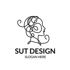 line art of heads with complicated brains or abstract thinkers