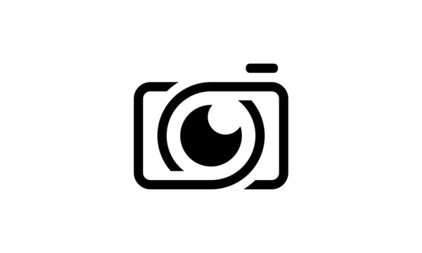 camera photography logo icon vector