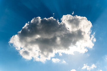 Wolke vor der Sonne