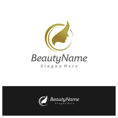 Beauty logo design vector template, Beauty logo concepts illustration.