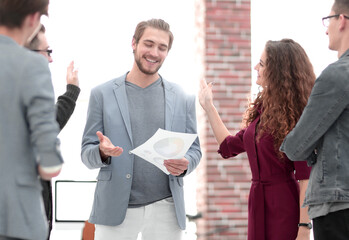 Business: Team having a serious argument
