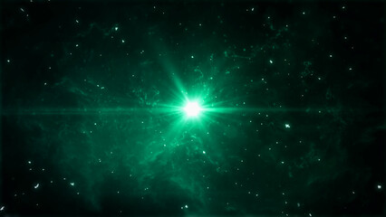 宇宙　銀河　星雲　ライト　パーティクル　星屑　星　キラキラ　幻想的　カラフル © sunafe