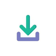 Download arrow flat icon