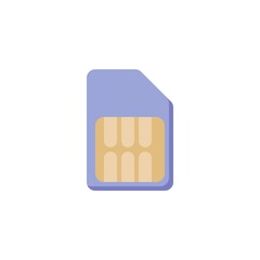 sim card flat icon