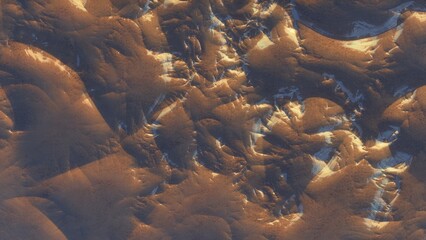 Stone textures. Dark orange banner. Abstract rock background. Macro detail of the rock.