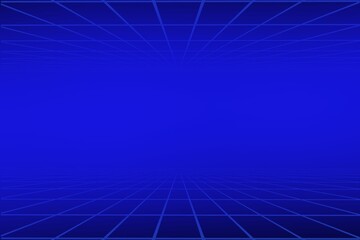 technology grid line pattern on a blue background