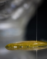 Cannabis extract full spectrum rosin for dab. Medical marijuana extract oil and concentrated thc.