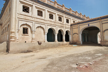 Sheesh Mahal, Shahi Palace of Kotdiji close Kot Diji Fort in Khairpur District, Pakistan © Sergey