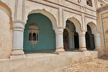 Sheesh Mahal, Shahi Palace of Kotdiji close Kot Diji Fort in Khairpur District, Pakistan © Sergey