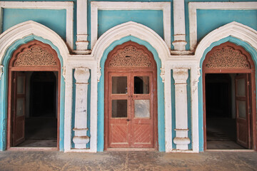 Sheesh Mahal, Shahi Palace of Kotdiji close Kot Diji Fort in Khairpur District, Pakistan © Sergey