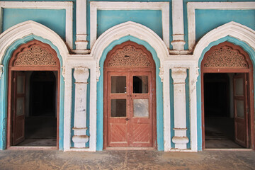 Sheesh Mahal, Shahi Palace of Kotdiji close Kot Diji Fort in Khairpur District, Pakistan