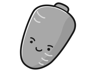 にんじんのキャラクターのイラスト