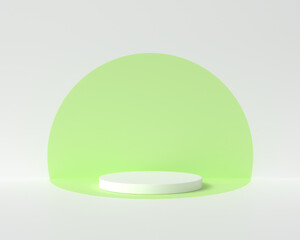 Background image for product placement. 3D Render.