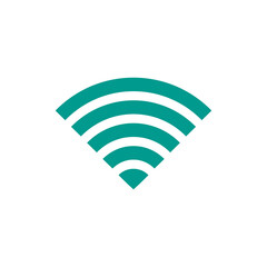 vector illustration of simple wifi icon.