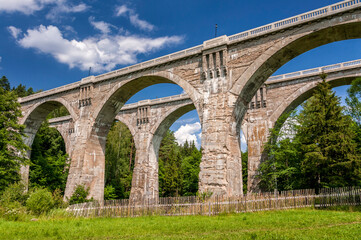 Fototapeta na wymiar historical bridges of Stańczyki