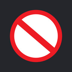 forbidden icon symbol design forbid sign