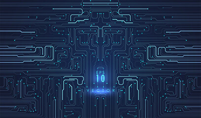 Abstract circuit board background