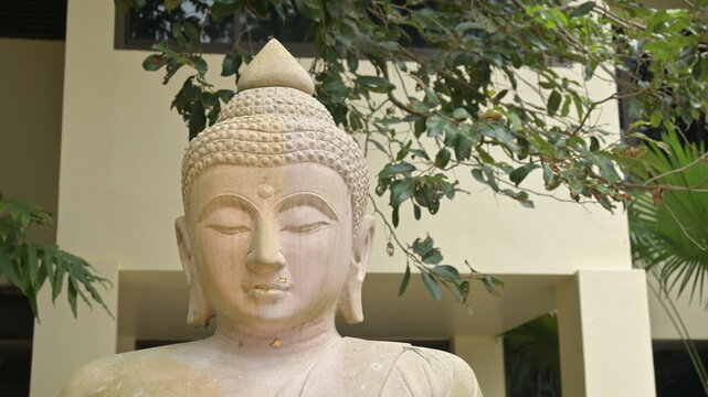 Buddha image at Chulamanee Temple, Nakhon Nayok Province, June 4, 2022