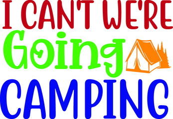camping SVG design cutting files