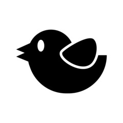 bird icon or logo isolated sign symbol vector illustration - high quality black style vector icons
