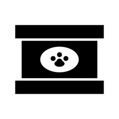 cat food icon or logo isolated sign symbol vector illustration - high quality black style vector icons
