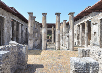 Fototapeta premium Pompeii archeological site in Pompeii