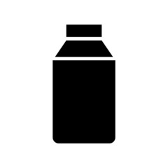 milk icon or logo isolated sign symbol vector illustration - high quality black style vector icons

