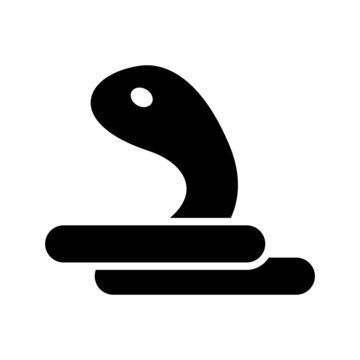 snake icon or logo isolated sign symbol vector illustration - high quality black style vector icons
