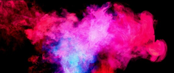 smoke abstract with black background 