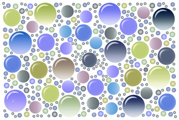 Colourful circle background design with bubble style. illustration of party backdrop texture design using celebration cover. Colourful yellow round texture wall and floor decorative tiles design