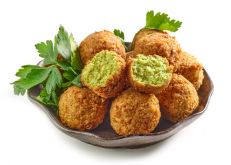 bowl of falafel balls