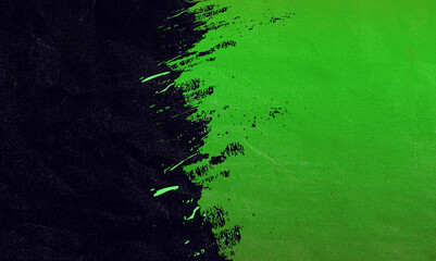 Background perfect canva black brush stroke banner green grunge background - obrazy, fototapety, plakaty