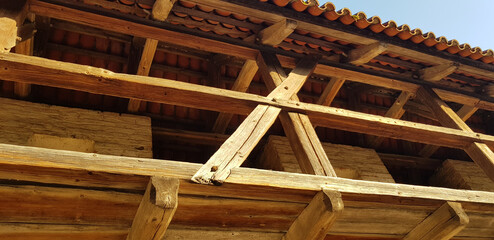 Fachwerk Holzkonstruktuion Mittelalter