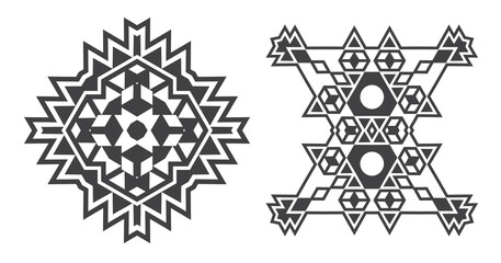 Set of Sacred geometry elements. Alchemy, religion, philosophy, hipster elements. Geometric shapes.