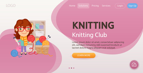 Knitting Website Template