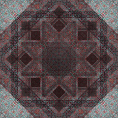 Geometric classic textured ornament. Seamless abstract pattern