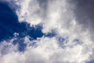 Storm clouds gathering in the sky for the thunderstorm