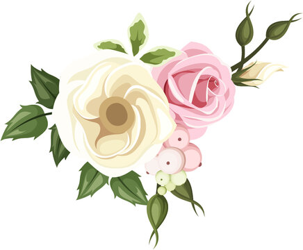 bouquet of pink roses