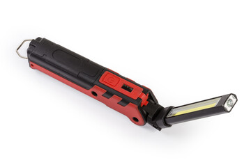 Modern electric LED flashlight with several different lamps