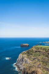 Fototapeta na wymiar the coast of the region sea - Azores
