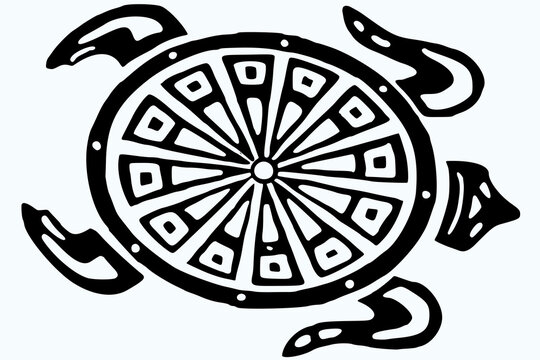 designs for turtle graphic resources with ethnic motifs