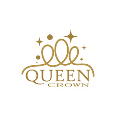 Fototapeta na wymiar Crown logo designs vector illustration design