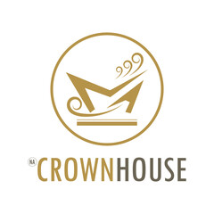  Crown logo designs vector illustration design